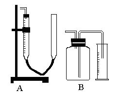 实验室常用如图所示的两套装置测量所制得的气体体积