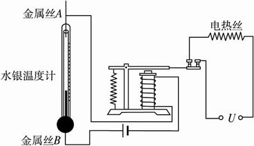 如图6-9所示为某校科技活动小组制作的恒温箱的电路示意图,电热丝是