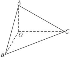 一个三棱锥的三视图是三个直角三角形,如图所示,则该